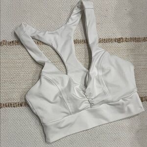 Bombshell Sportswear Mood White Sports Bra